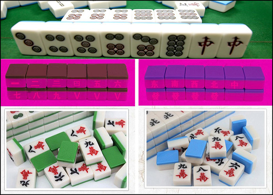중국 적외선 표시되어 있는 Mahjong 눈 속임 장치 정상적인 크기 노름 부속품 협력 업체