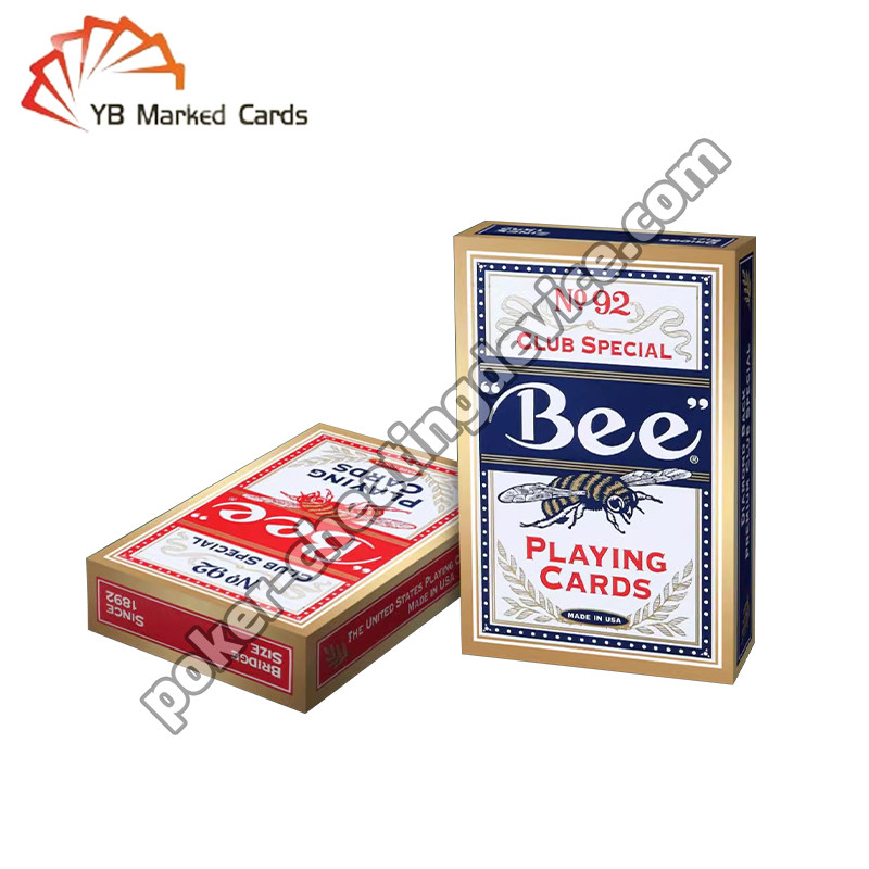 포커 분석 및 사기 장점을위한 Bee 표준 바코드 표시 카드