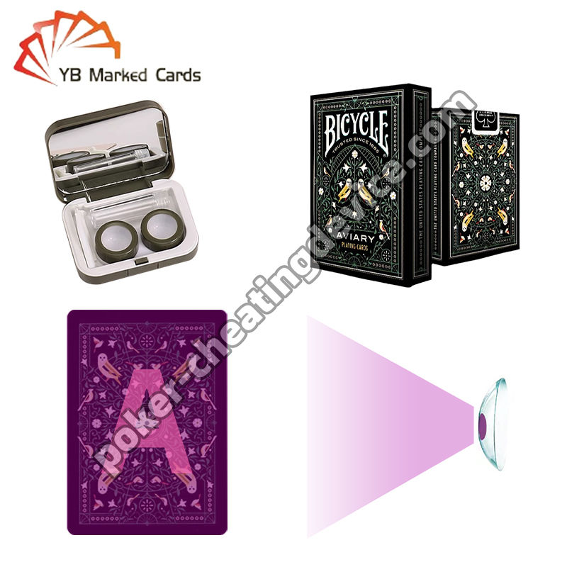 표기 된 포커 데크 를 위한 엑스레이 콘택트 렌즈