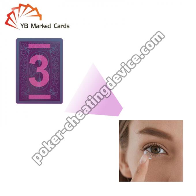 Invisible Ink Infrared Contact Lenses For Poker Cheat Marked Deck – See The Unseen