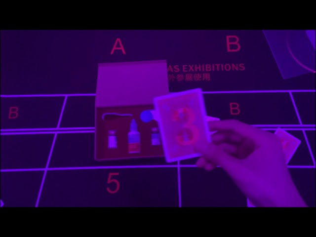 표시된 카드용 UV 보이지 않는 잉크 콘택트 렌즈