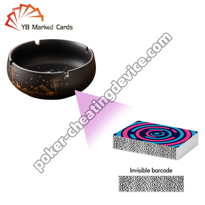 포커 분석기용 바코드 감지 기능이 있는 숨겨진 재떨이 스캐너