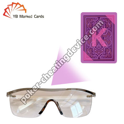 표시 된 카드 인프라 레드 표시 된 카드를 감지 하기 위한 안경