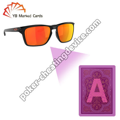 투명 잉크 안경으로 카드 보기