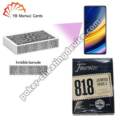 포니어 818 바코드 마킹 포커 카드 - 포커 부정 행위 분석기용