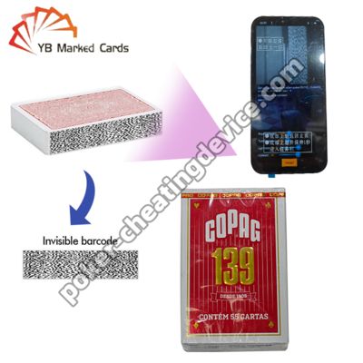 Copag 139 Barcode Marked Playing Cards For Phone Poker Analyzer