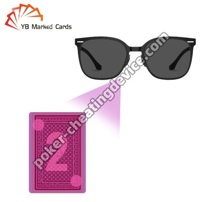 보이지 않는 잉크 카드용 마킹된 카드 선글라스