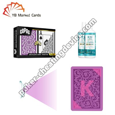 발광 잉크 마킹 카드를 위한 전문 포커 콘택트 렌즈