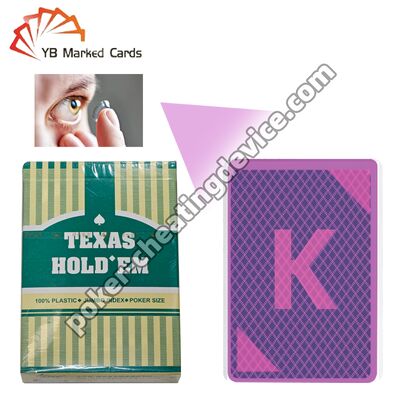 부정 행위를 위한 테하스 홀덤 적외선 마킹 카드